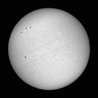 Processed solar disk