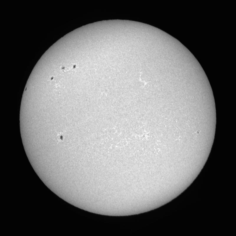 Processed solar disk