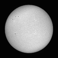 Processed solar disk