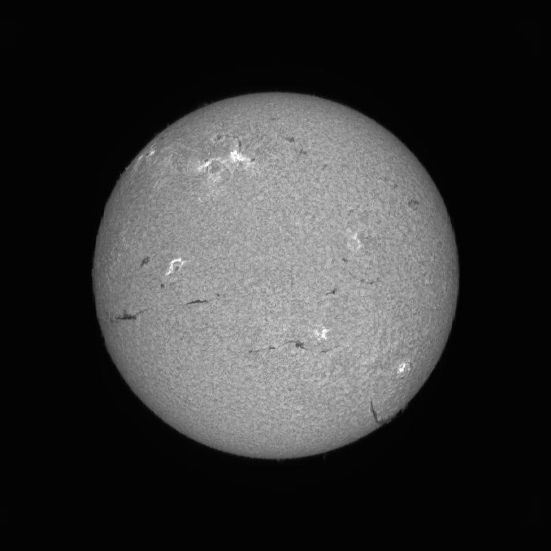 Processed solar disk (continuum)