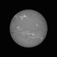 Processed solar disk