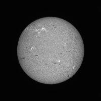 Processed solar disk (continuum)