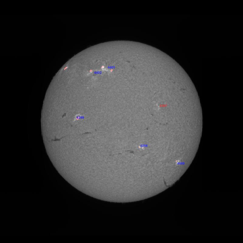Active regions (continuum)