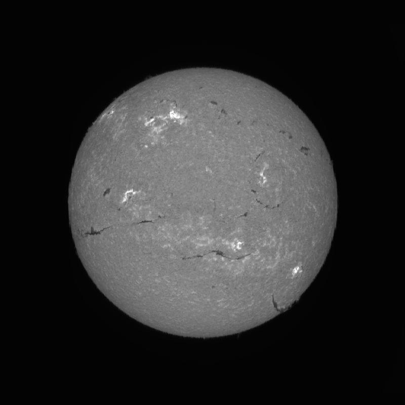 Processed solar disk