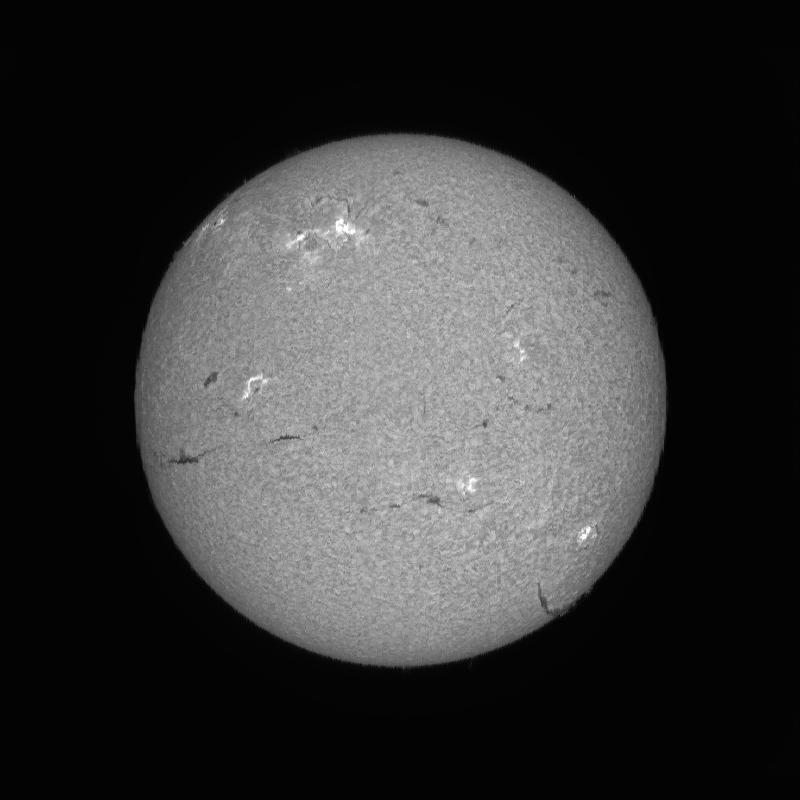 Processed solar disk (continuum)