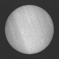 Disque solaire traité (continuum)