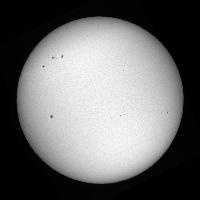 Processed solar disk (continuum)