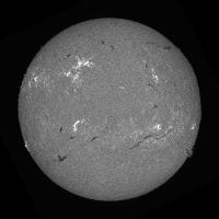 Processed solar disk