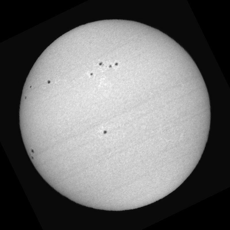 Disque solaire traité