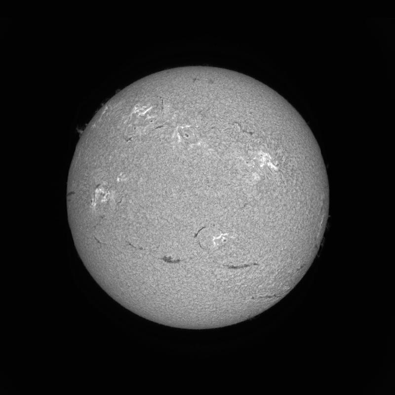 Processed solar disk (continuum)