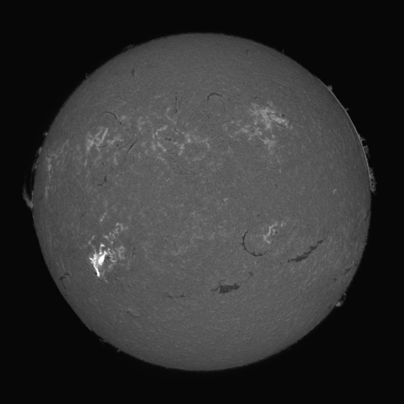 Processed solar disk