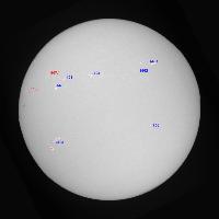 Active regions (continuum)