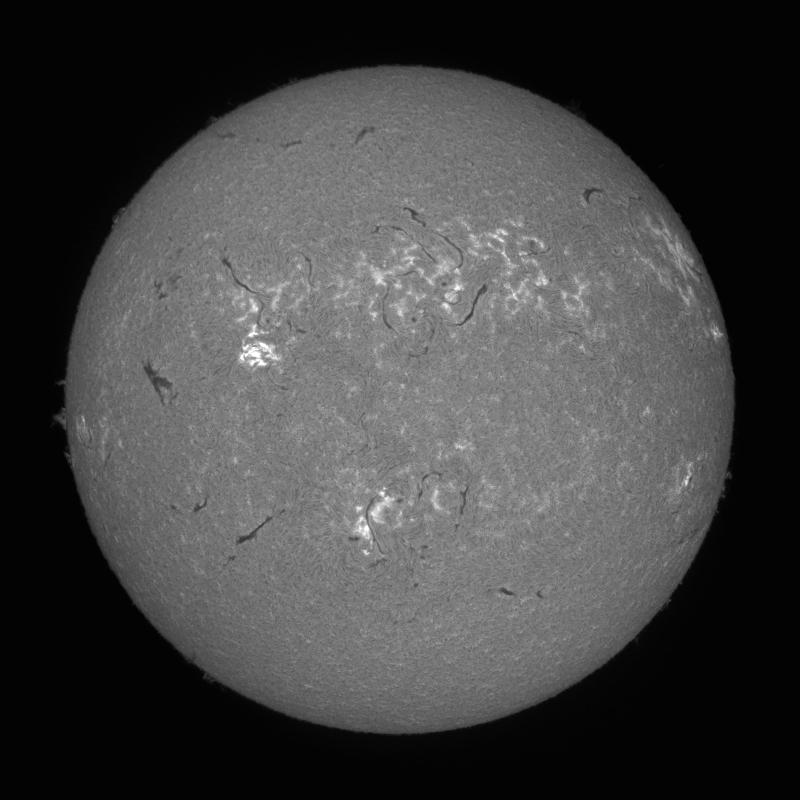 Processed solar disk