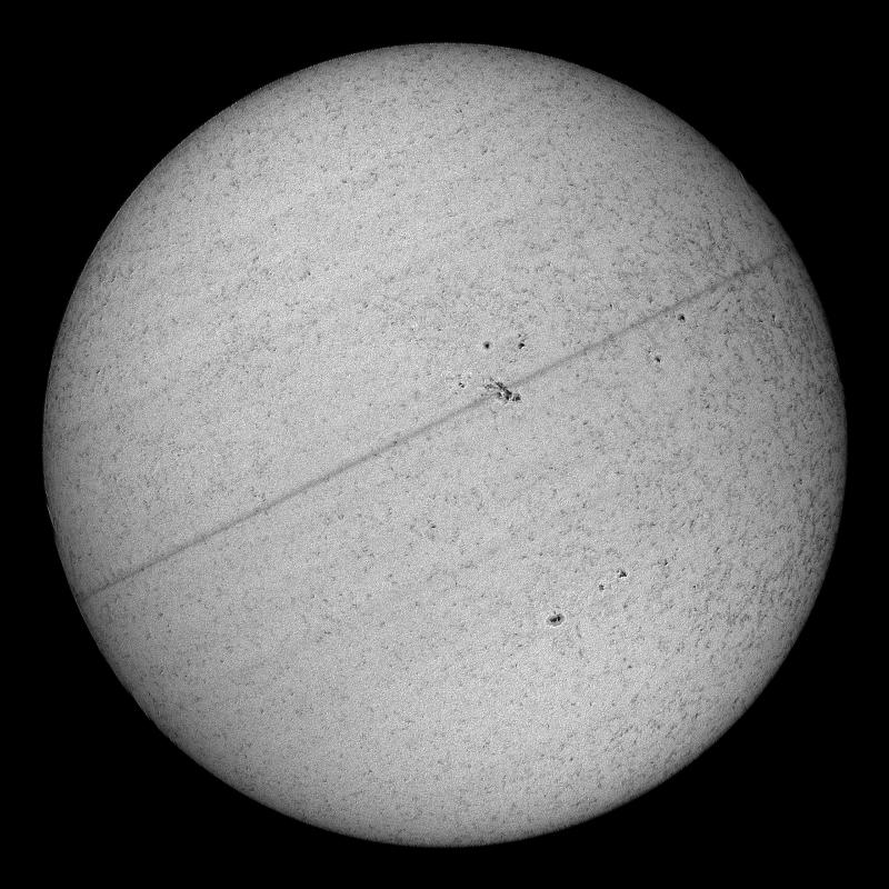 Disque solaire traité (continuum)