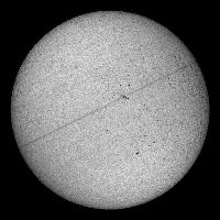 Disque solaire traité (continuum)