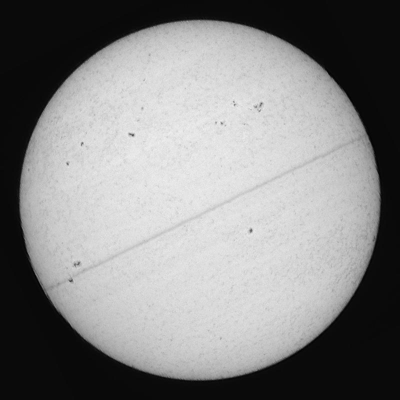 Disque solaire traité (continuum)