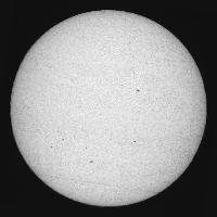 Disque solaire traité (continuum)