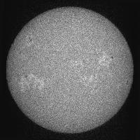 Disque solaire traité (continuum)