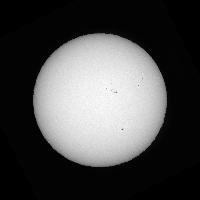 Disque solaire traité (continuum)