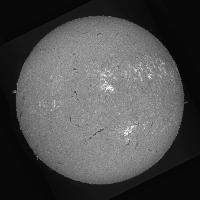 Processed solar disk