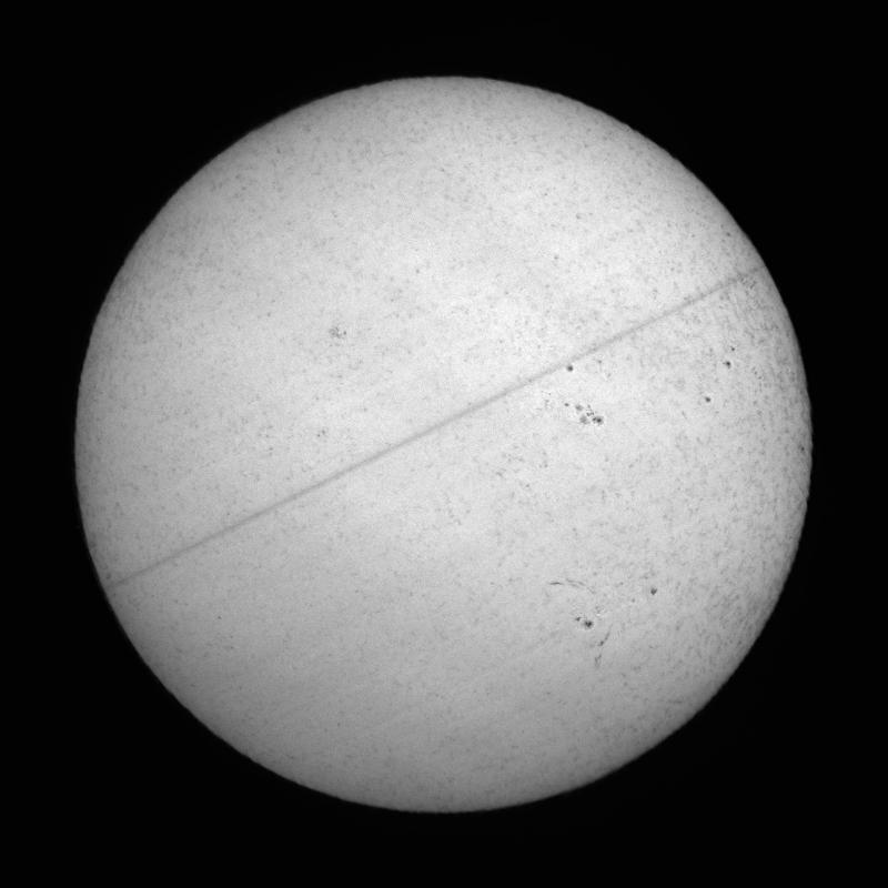 Disque solaire traité (continuum)