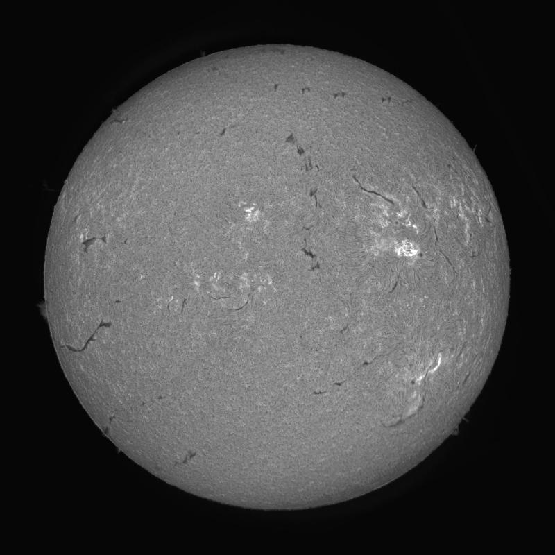 Processed solar disk