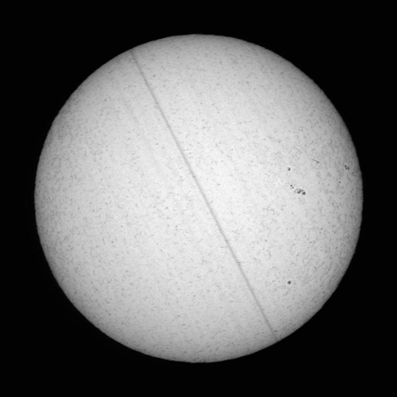Disque solaire traité (continuum)