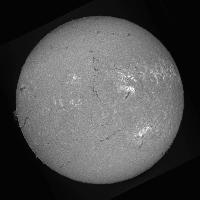 Processed solar disk