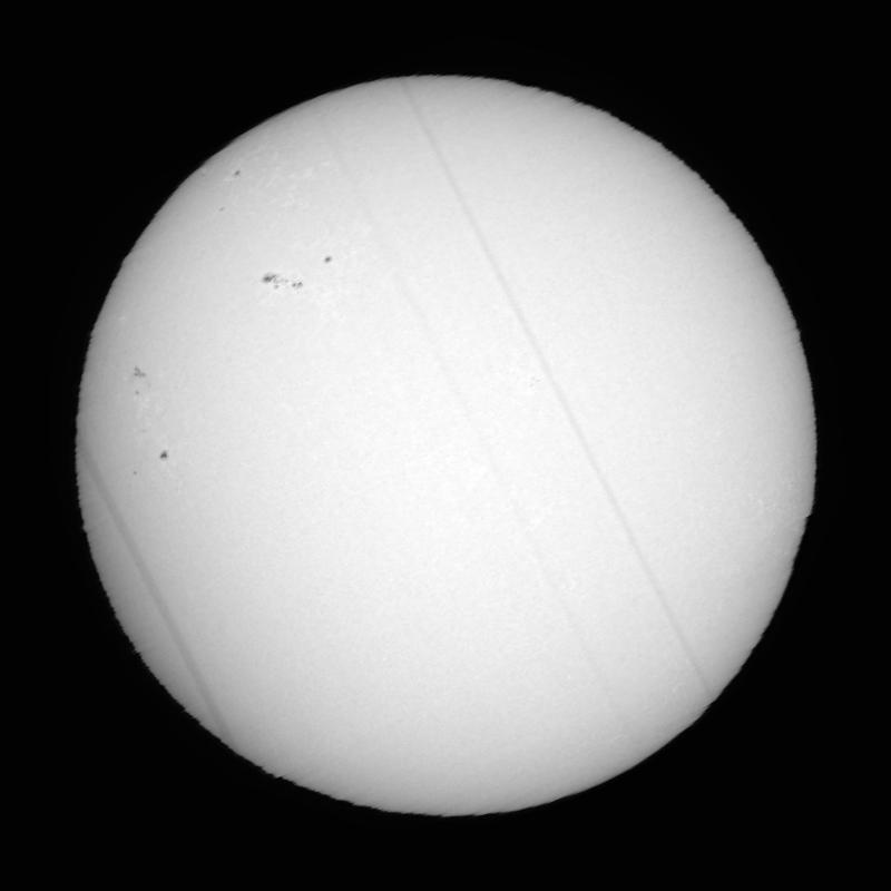 Processed solar disk (continuum)