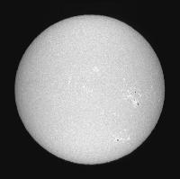Disque solaire traité (continuum)