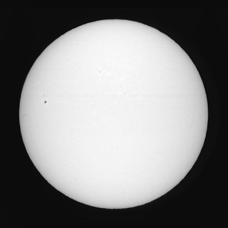 Disque solaire traité (continuum)