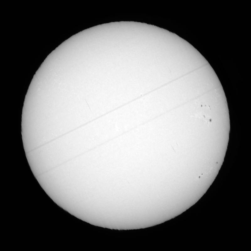 Processed solar disk (continuum)