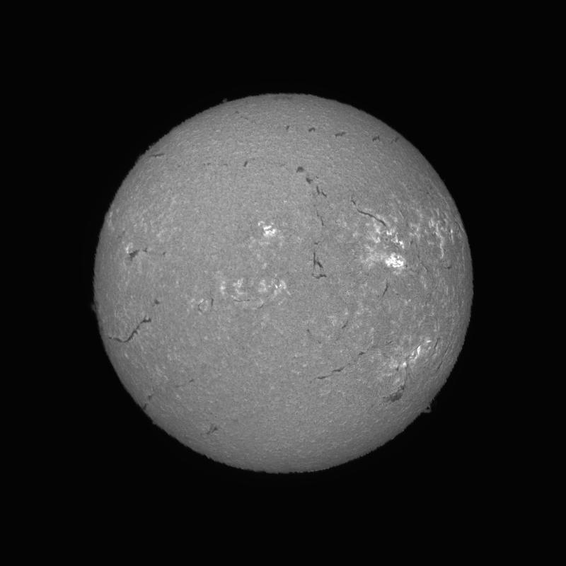 Processed solar disk