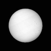 Processed solar disk (continuum)