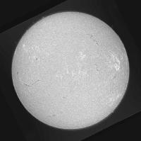 Processed solar disk