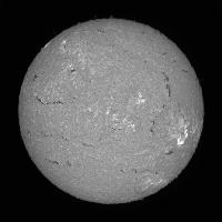 Processed solar disk