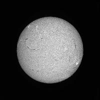 Processed solar disk (continuum)