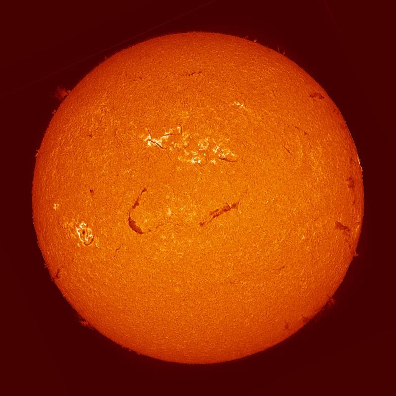 Colorisée (H-alpha)