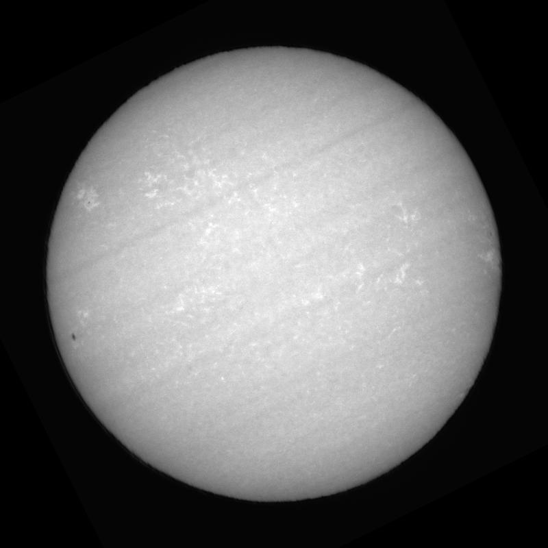 Disque solaire traité (continuum)