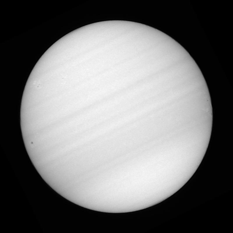 Disque solaire traité (continuum)