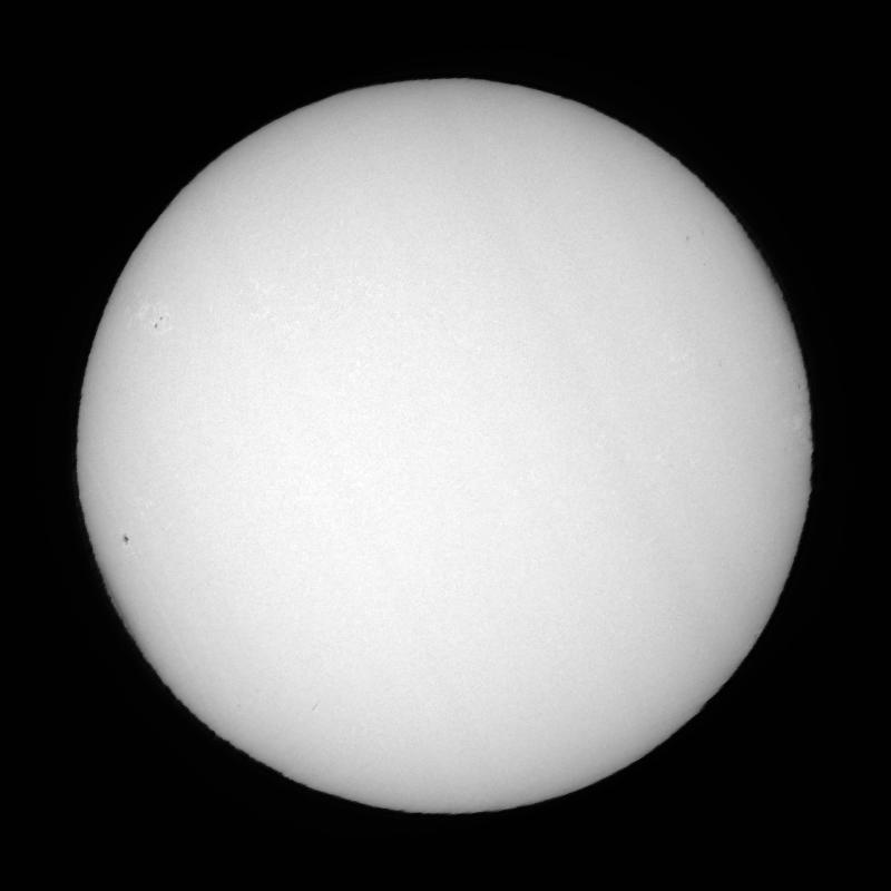 Disque solaire traité (continuum)