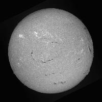 Processed solar disk