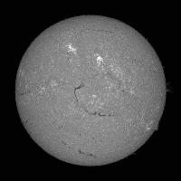 Processed solar disk