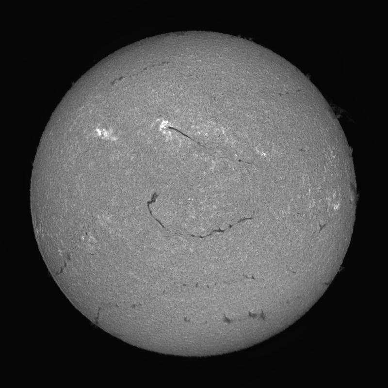 Processed solar disk