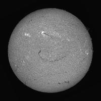 Processed solar disk