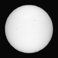 Disque solaire traité (continuum)