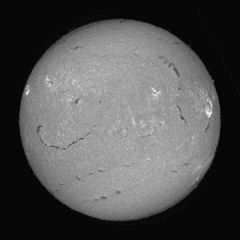 Processed solar disk