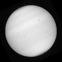 Disque solaire traité (continuum)