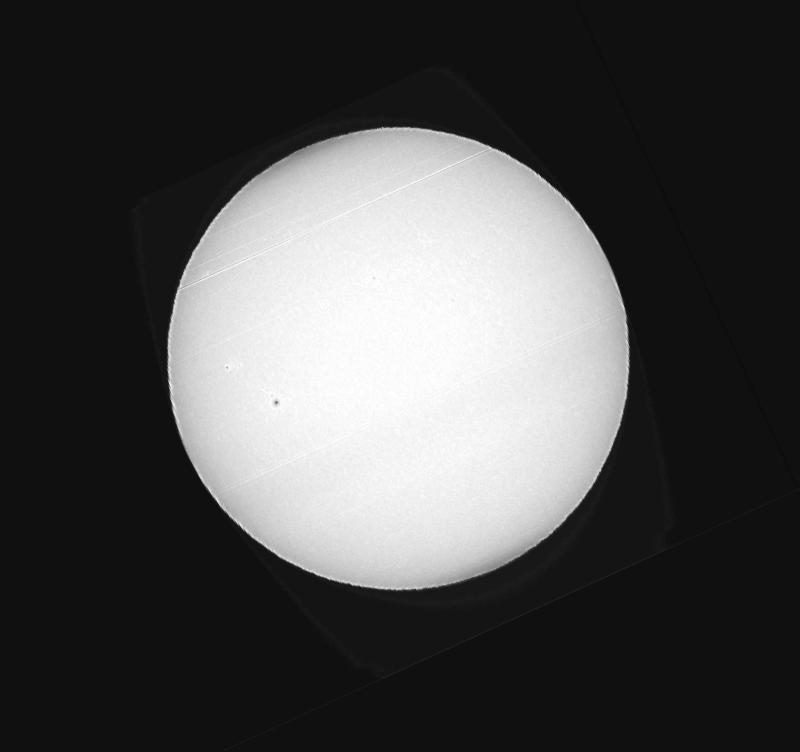 Disque solaire traité (continuum)