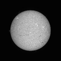 Processed solar disk (continuum)